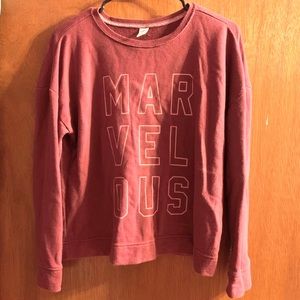 Maroon Marvelous Sweatshirt